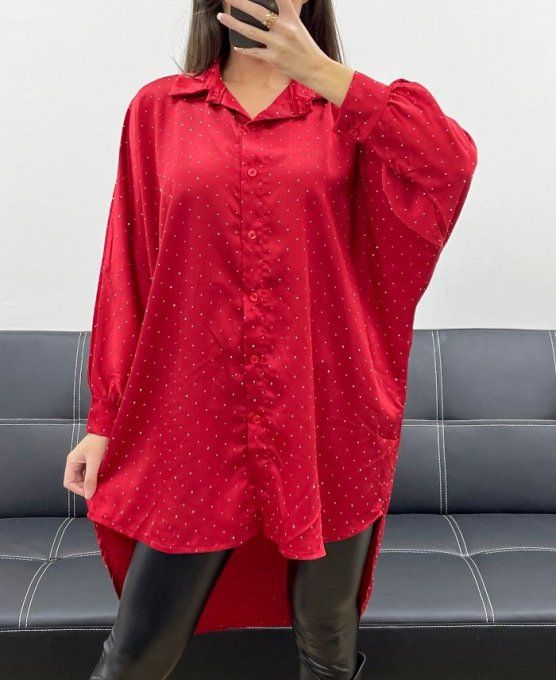 La robe chemise "MARCHE DE NOËL"